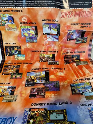 Póster Nintendo Game Boy - SNES