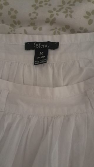 Falda blanca Sfera M - Talla 38