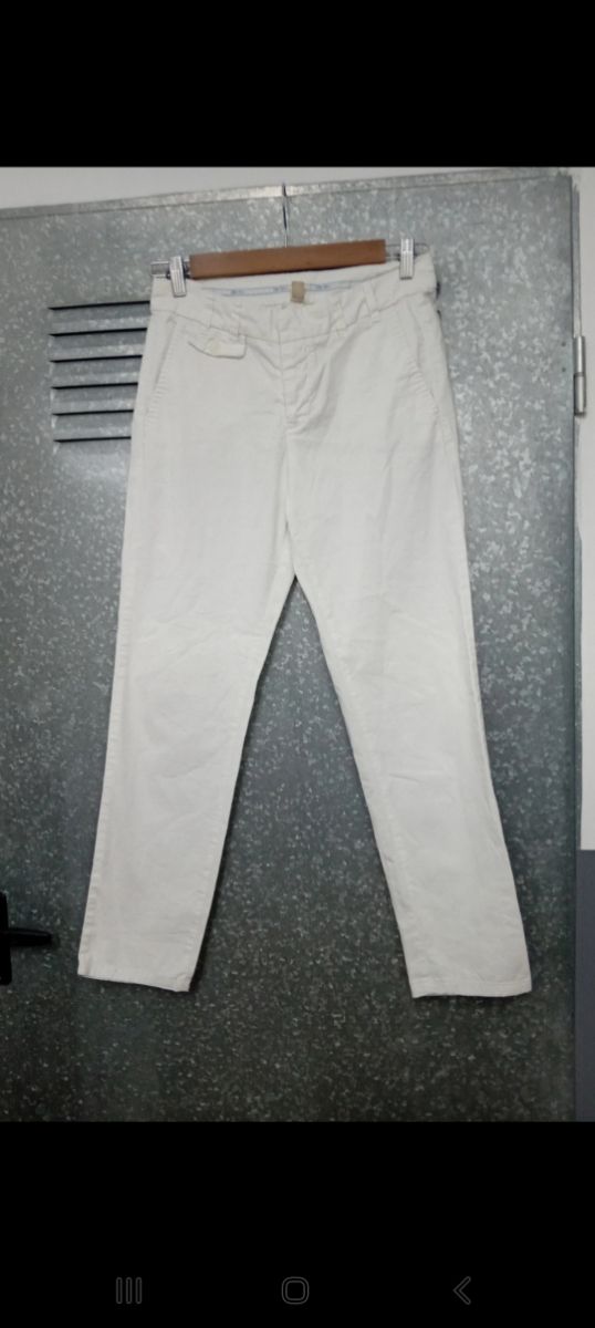 Pantalón Pedro del Hierro blanco, talla 38