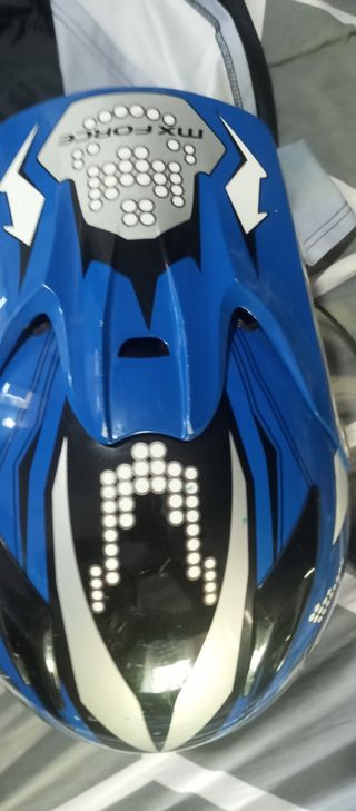Casco Motocross Azul - Sky Force