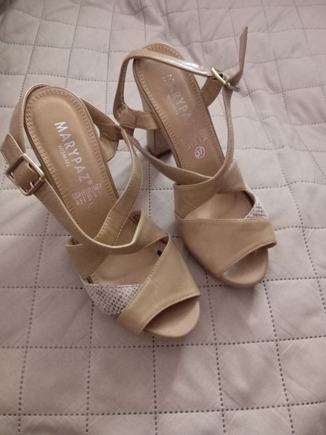 MARYPAZ Zapatos beige mujer 37
