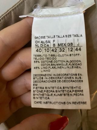 Gonnellone Intrend con pieghe anteriori