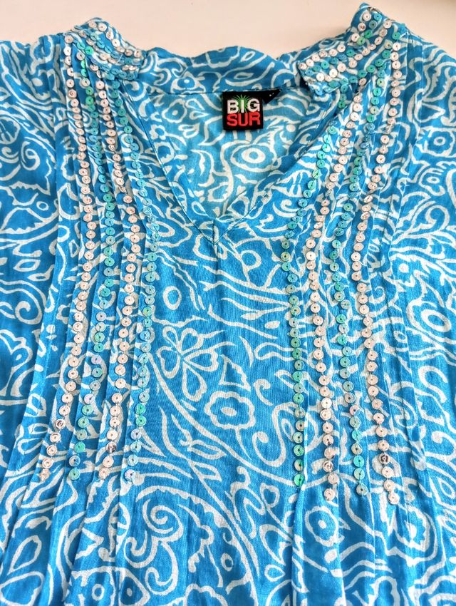 Caftán Big Sur turquesa