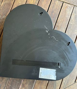 Caja luz corazón pizarra - Decoración