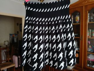 Falda negra y blanca - Talla única