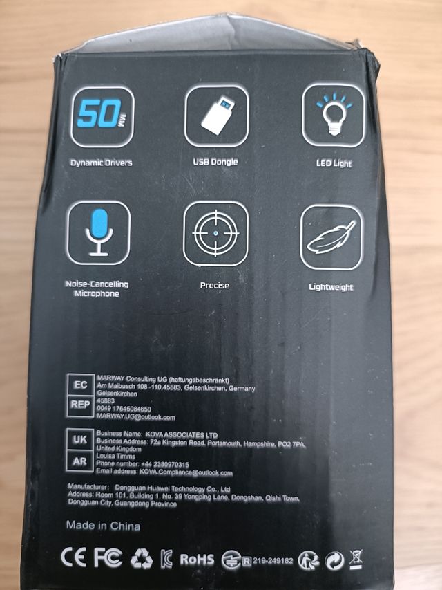 Cascos gaming Fachixy FC-400 inalámbricos