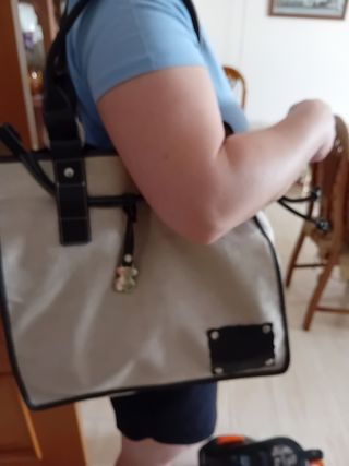 Bolso Tous beige y negro