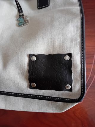 Bolso Tous beige y negro