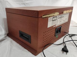 Tocadiscos Lauson estilo retro con CD, radio y USB