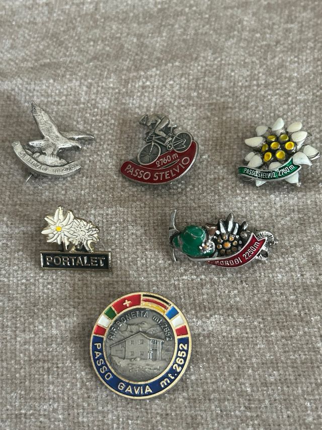 Pins Ciclismo Puertos Montaña