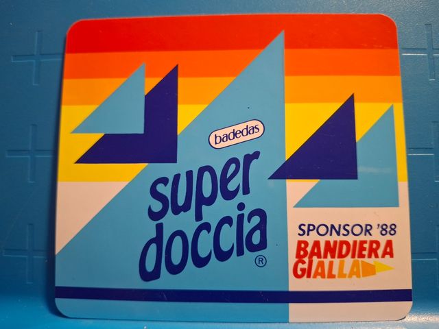 Adesivo vintage Bandiera Gialla '88 Badedas