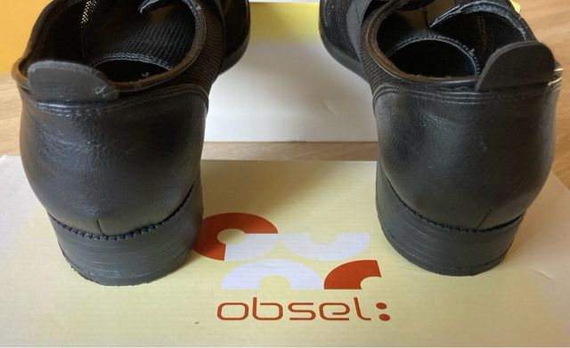 Scarpe nere donna 39 - rete e pelle