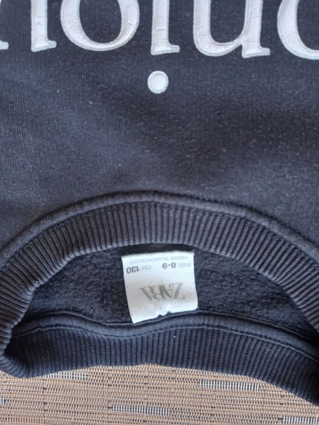 Sudadera Zara niño 8-9 años