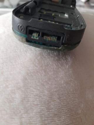Teléfono Alcatel azul