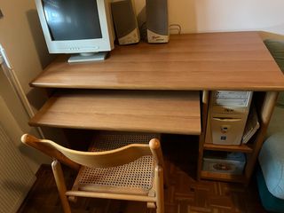 Scrivania PC legno - marrone