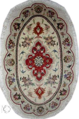66x46 CM Tappeto Persiano Tabriz Extra Fine