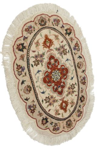 66x46 CM Tappeto Persiano Tabriz Extra Fine