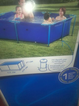 Piscina infantil 152x214x61cm