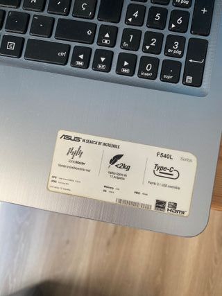 Piezas Portátil ASUS F540L