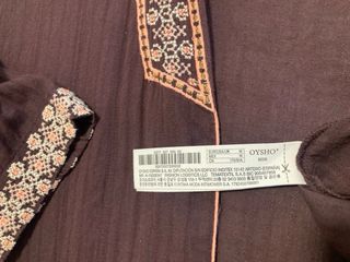 Kimono playero lila.