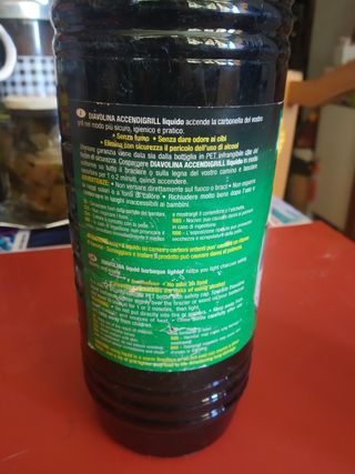 Accendifuoco liquido Diavolina 
3 litri 