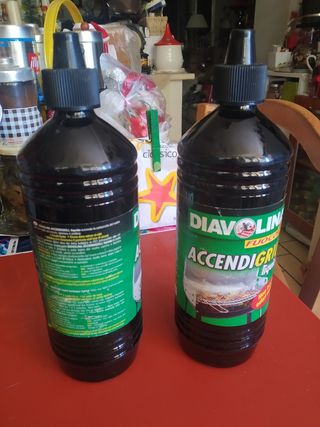 Accendifuoco liquido Diavolina 
3 litri 