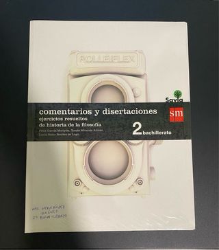 Historia de la filosofía. 2 Bachillerato. Savia