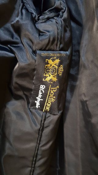 Abrigo astracán negro