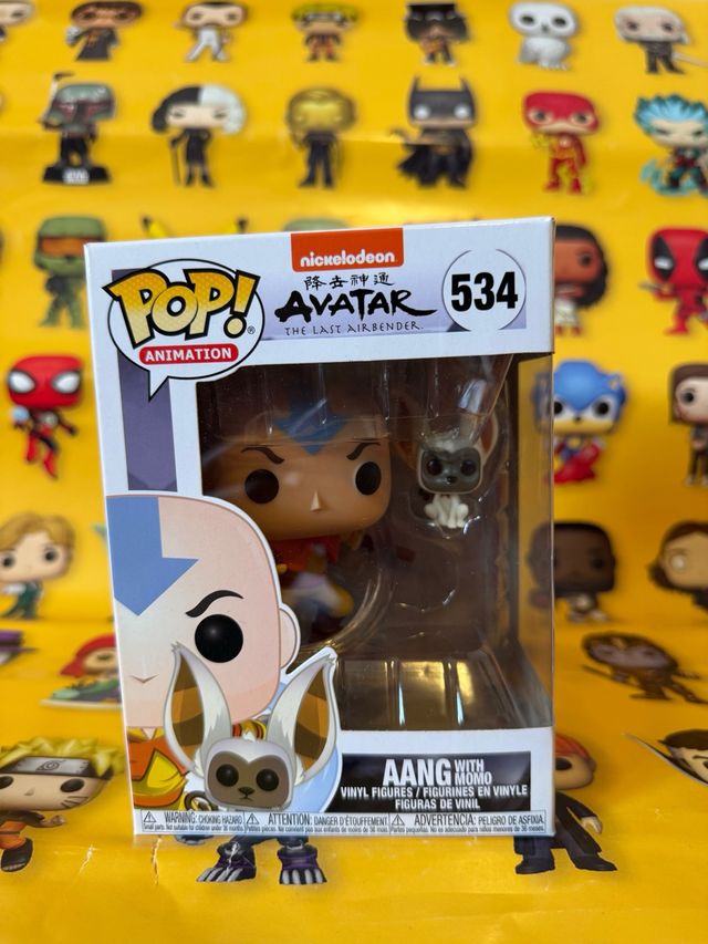 Funko Pop! Aang con Momo #534
