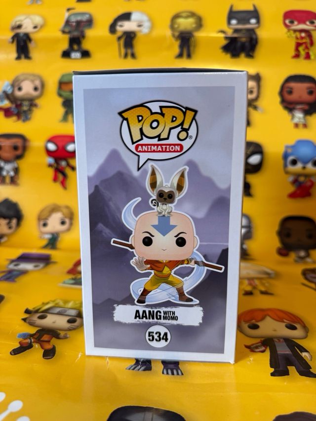 Funko Pop! Aang con Momo #534
