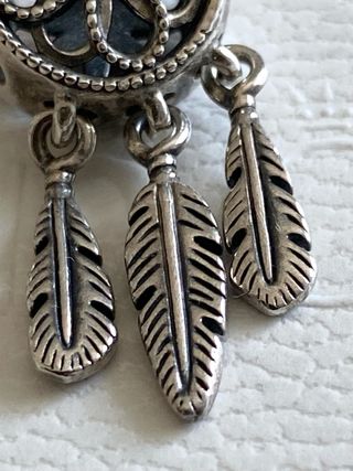 Charm ORIGINAL Pandora Atrapasueños  corazon pluma