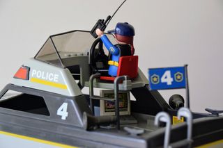Barco Policía Playmobil