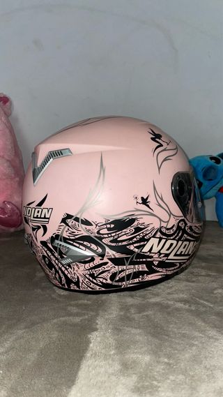 Casco moto Nolan rosa
