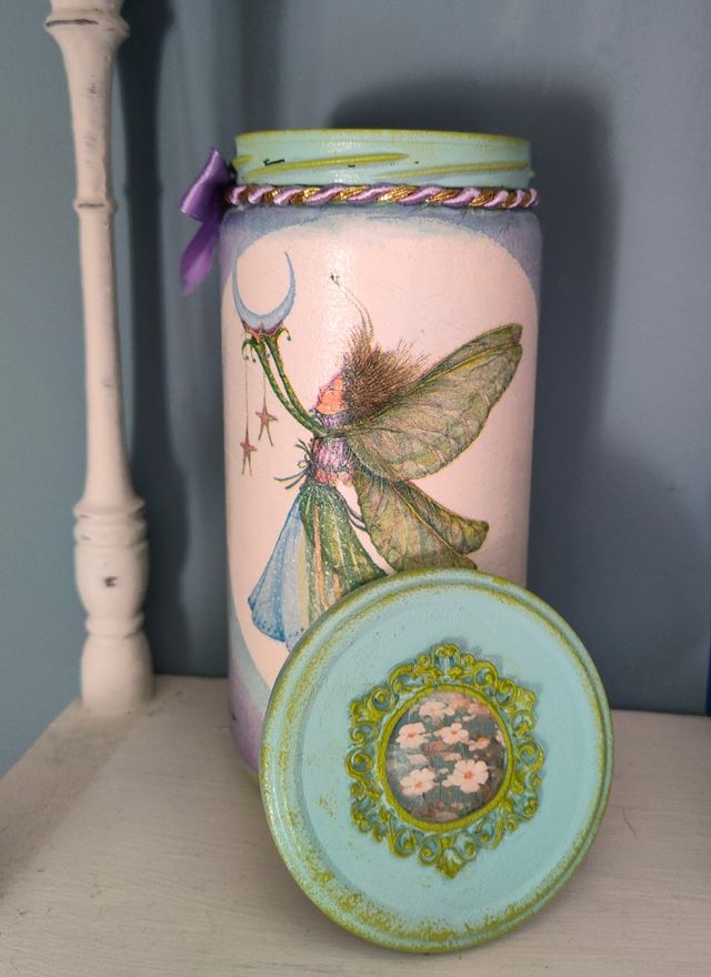 Tarro Decorado Hada Luna