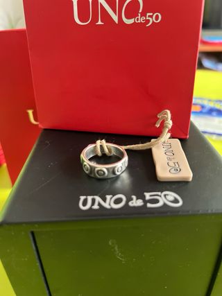 Anillo UNOde50 plata