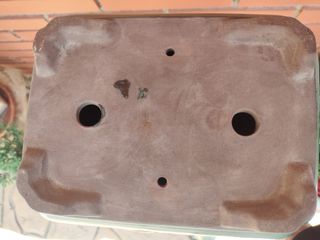 3 Macetas Bonsái Cerámica 27cm.