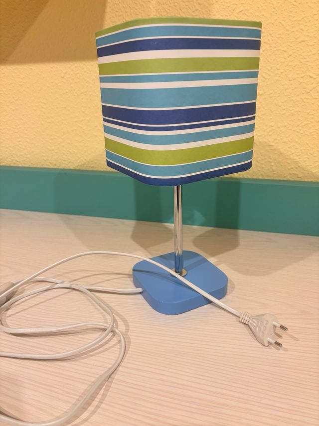 Lampara escritorio infantil - Azul-Verde