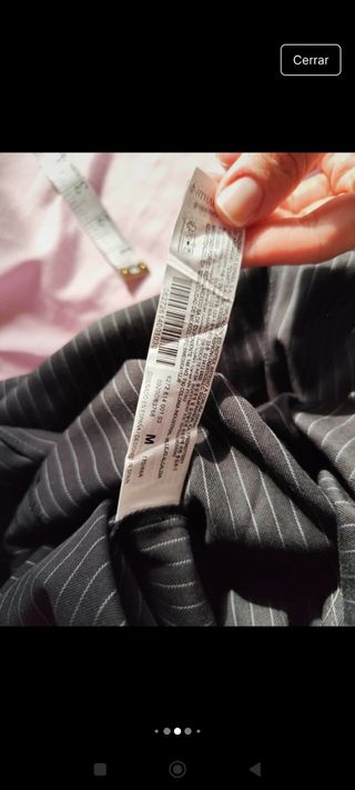 Vestido negro rayas - espalda abierta