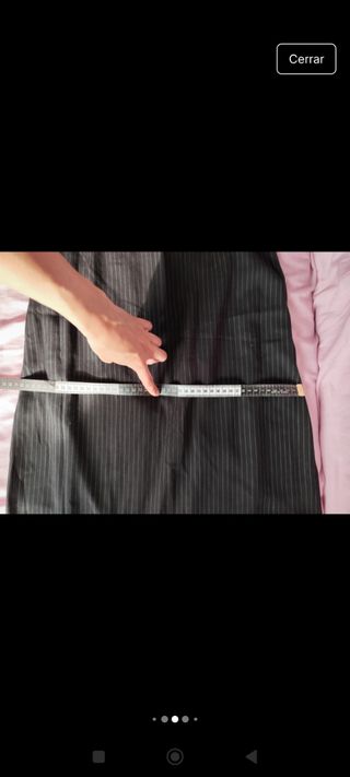 Vestido negro rayas - espalda abierta