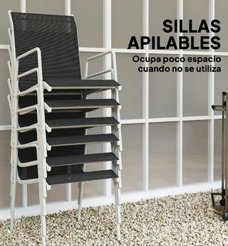 Juego Comedor Jardín 7 piezas -