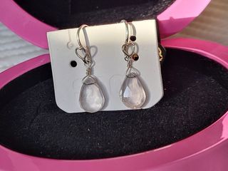 Pendientes Tous cuarzo blanco
