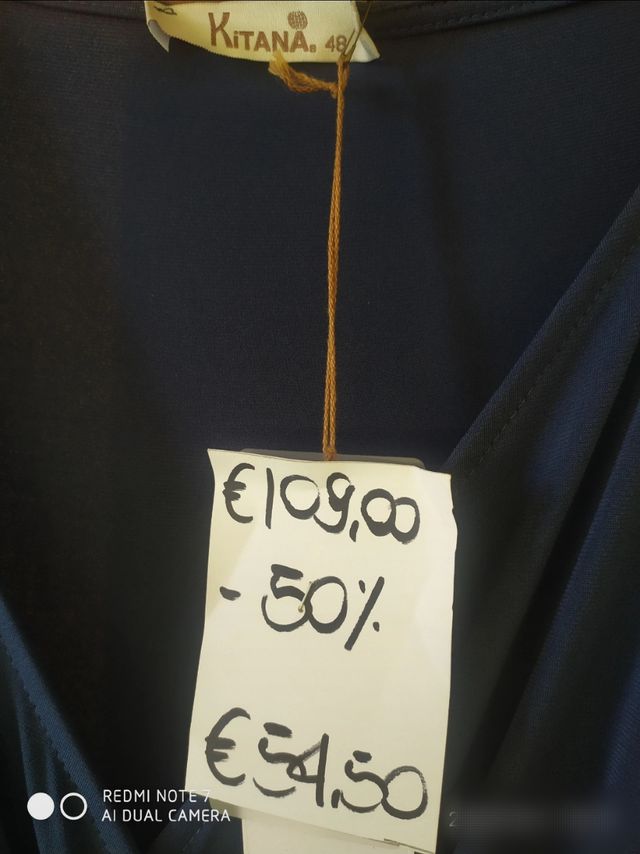 Vestito Kitana blu elegante