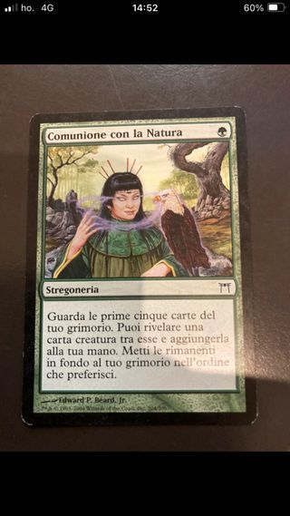 Carta Magic: Comunione con la Natura