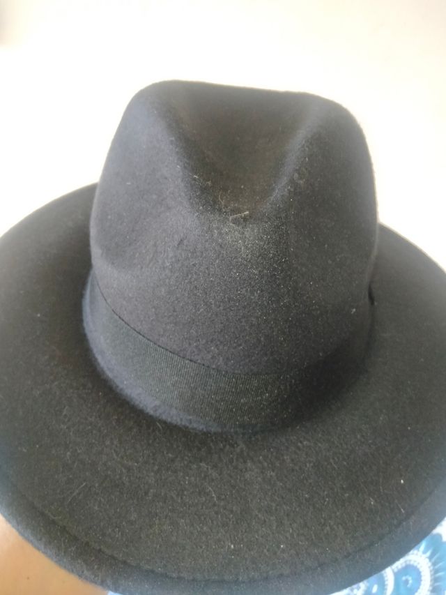 Sombrero fieltro negro