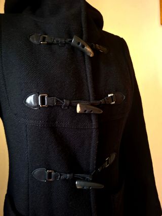 Cappotto lana Benetton nero tg.S
