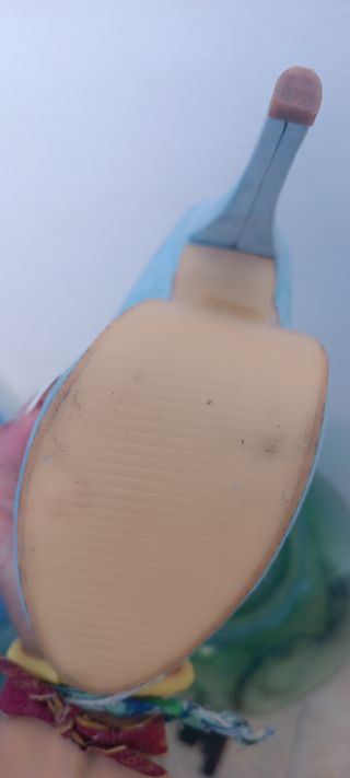 Zapatos tacón azul 