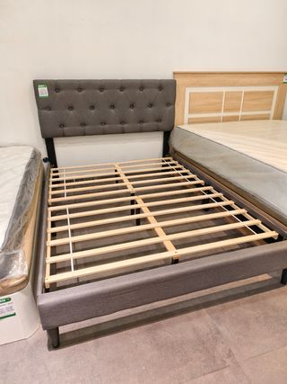 Cama Matrimonial Gris 135x190