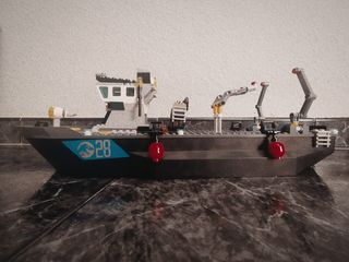 Lego Jurassic World barco