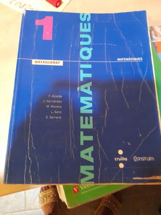 Matemàtiques. 1 Batxillerat. Construïm