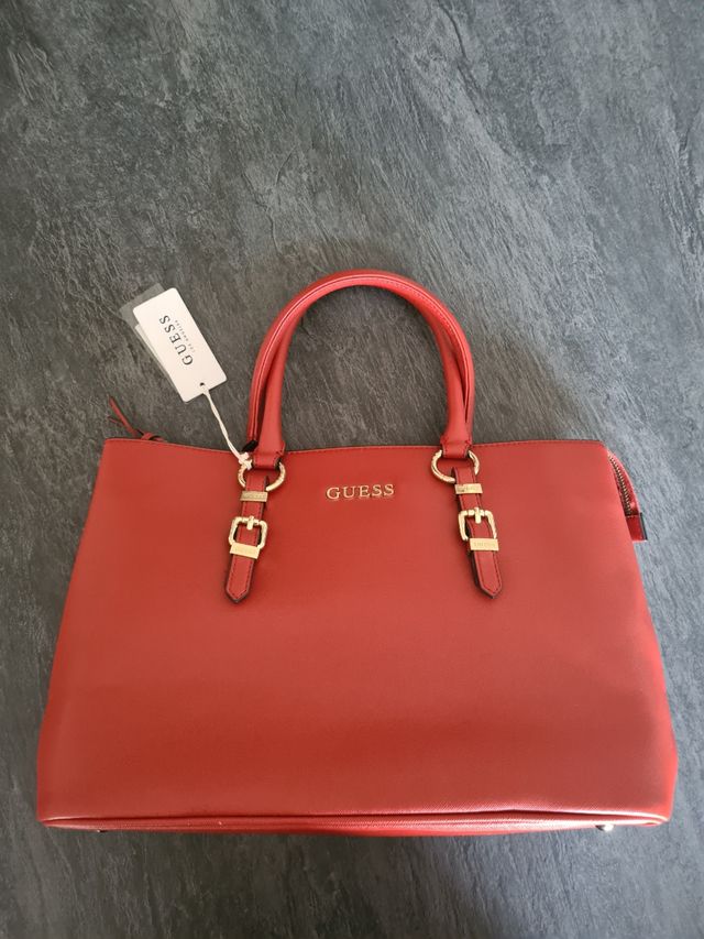 Borsa Guess rosso/bordeaux